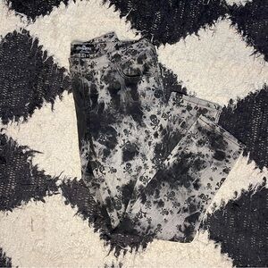 Royal Bones Daang Goodman tie dye skull jeans